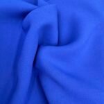 Royal Blue Plane Chiffon Fabric