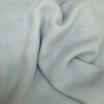 Cool Grey Plane Chiffon Fabric