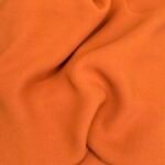 Halloween Orange Plane Chiffon Fabric