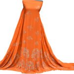 Chiffon with Swaroski Crystal - Tree Design